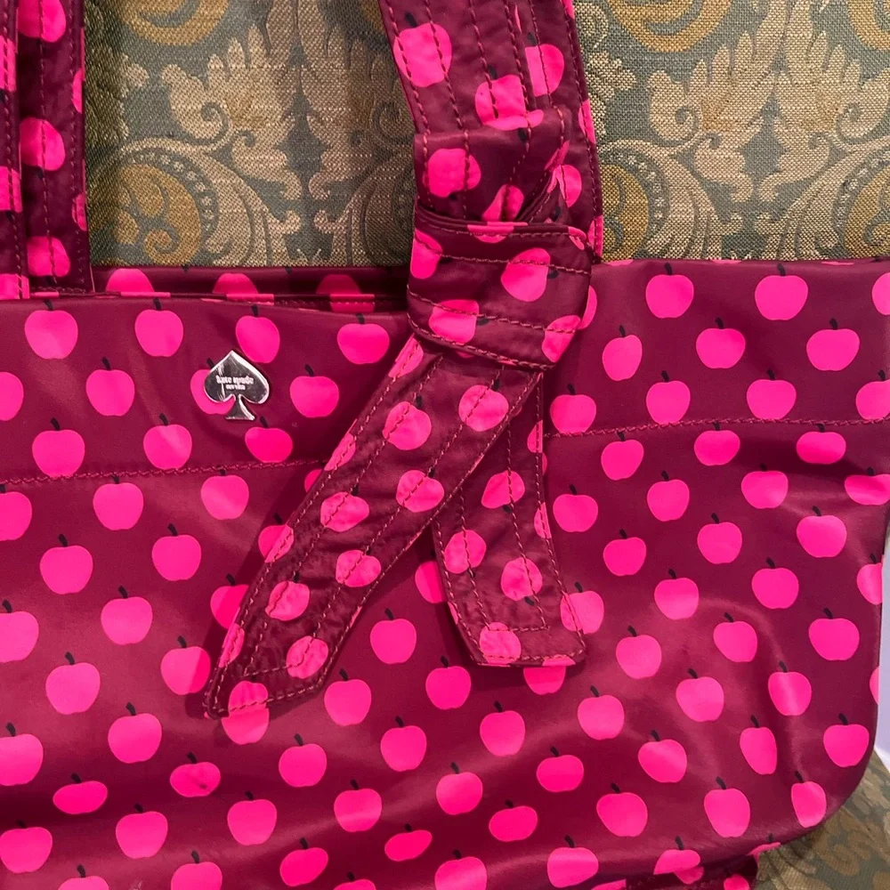 Kate Spade Red and Pink Tote